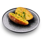 Запечённый картофель на гриле со сливочным маслом